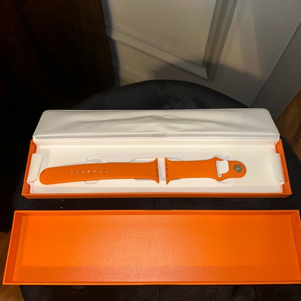 Hermès Orange Sport Band for Apple Watch - Unisex One Size